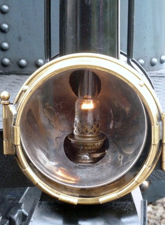 Lampe de locomotive à vapeur