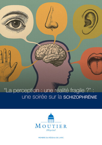 Flyer de l'affiche avec le titre de l'événement et le logo du Réseau de l'Arc